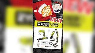 Ryobi USB Lithium is New for Christmas at The Home Depot [upl. by Filomena]