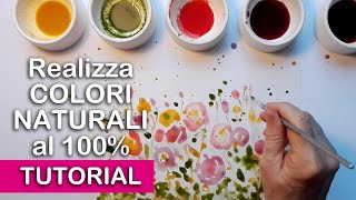 Colori fai da te naturali al 100 [upl. by Darcia]