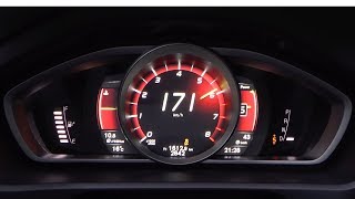 2017 Volvo V40 T5 Polestar Geartronic 253 HP 0100 kmh amp 0100 mphAcceleration [upl. by Jovi891]