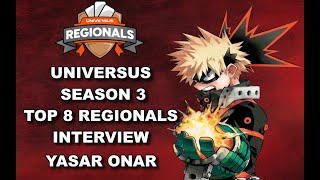 Universus Season 3 Regionals Top 4 Yasar Anar [upl. by Noitna]