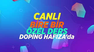 Doping Hafızanın Kişiye Özel Online Birebir Ders İmkanı ile Sınav Başarınızı Arttırın [upl. by Artur822]