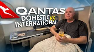 QANTAS domestic Vs international Business class [upl. by Anomas]