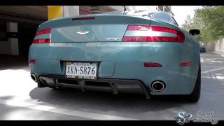 Aston Martin Vantage with RSC Tuning Exhaust [upl. by Ailec]