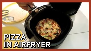 Pizza in Airfryer  Pizza at home with Airfryer  Air Fryer Pizza  Homemade Pizza Recipe [upl. by Timmi]