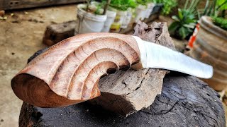 Knife Making  Forging a Large Knife [upl. by Ecyak205]