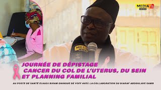 JOURNÉE DE DÉPISTAGE CANCER DU COL DE L’UTERUSDU SEIN ET PLANIFICATION FAMILIALE ORGANISÉ PAR [upl. by Lehet]