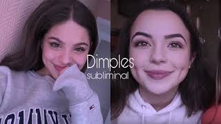 Dimples Subliminal Listen 5x 🌷 [upl. by Dottie]