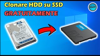 CLONARE HDD su SSD con un programma semplice e gratuito [upl. by Blisse]