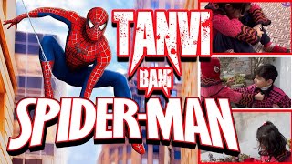 tanvi bani Spiderman  Badla 🔥😱😱 [upl. by Yrakaz]