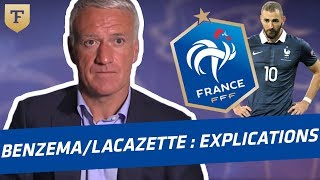 Equipe de France  Deschamps s’explique sur Lacazette et Benzema [upl. by Oht]