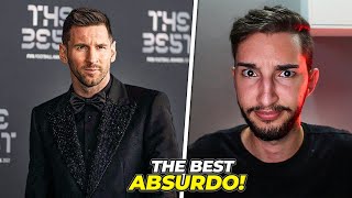 MESSI ELEITO MELHOR DO MUNDO NO THE BEST É UMA VERGONHA [upl. by Gosser695]