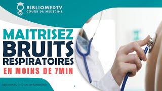 Cours de Pneumologie  Les Bruits Respiratoires [upl. by Catlee]