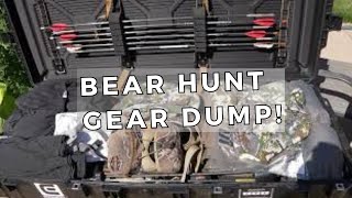 BLACK BEAR HUNTING Setup amp Gear Dump [upl. by Fernand361]