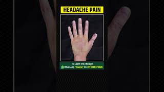 Head Pain Treatment  Acupressure Points [upl. by Lyda650]