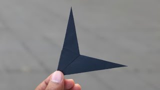 How to make a paper Arrow Flicker  Origami Arrowhead Flicker  Frisbee and Boomerang [upl. by Earissed]