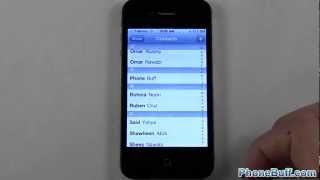 How To Set Individual Contact RingtonesText Tones On The iPhone [upl. by Rebmit]