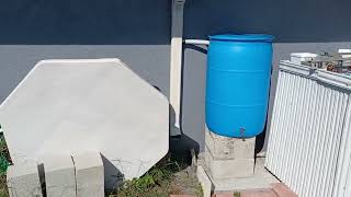 Super Easy way to install a Rain Barrel kit by earth minded [upl. by Ahsekam]