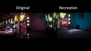 FnaF Security Breach Reveal Trailer Comparison [upl. by Tebazile792]