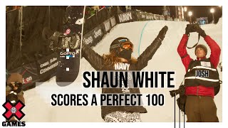 SHAUN WHITE Perfect 100 Score  World of X Games [upl. by Chud]