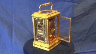 Bellstriking repeating carriage clock [upl. by Gavrah]