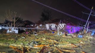 SIGNIFICANT Tornado Damage  Immediate Search and Rescue  Valley BrookEastern Oklahoma City OK [upl. by Ava]