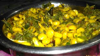 quotశనగఆకు శనగపప్పు వేపుడు  Chana bhajichanna dal fry chickpeas leaves and dal fry [upl. by Yrrep]