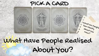 PICK A CARD 🔮 What Are People Realising About You 👁️ What Do People See Clearly Now ⛅️ [upl. by Annav]