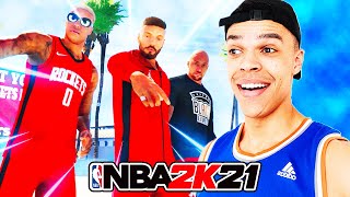 NBA 2K21  Le meilleur big three de tous les temps est enfin réuni  Ramos en grande forme [upl. by Virgin587]