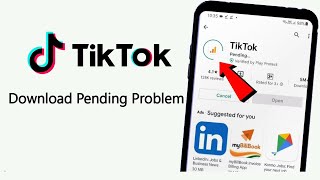 How to Fix Tik Tok Download Pending problem solved in Google Play store [upl. by Boonie135]