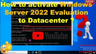 Activate Windows Server 2022 Datacenter using DISM  How to activate Windows Server 2022 for Free [upl. by Clift]