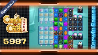 Candy Crush Saga Level 5987  Nightmarishly Hard Level Gameplay [upl. by Herring]