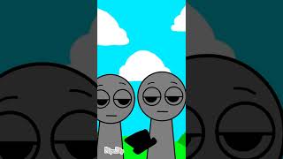 How black came in sprunki funnymemes animation flipaclip humor incredibox art polo black [upl. by Belloir]