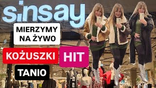 SINSAY🔥TO JEST ŚLICZNE💥TANIO💥 MIERZYMY KOŻUSZKI☃️NA ŻYWO❄️💥DEKORACJE [upl. by Gaile]