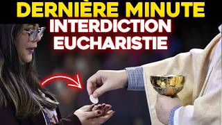 À PARTIR D’AUJOURD’HUI L’EUCHARISTIE NE DOIT PLUS ÊTRE REÇUE DE CETTE MANIÈRE [upl. by Tfat]