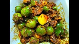 Lasode Ka Achaar Recipe  Rajasthani Gunda Pickle Recipe  गुंदे का अचार [upl. by Nivad]