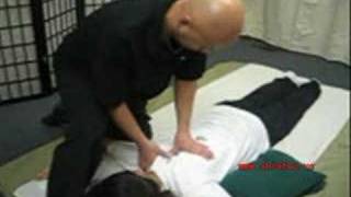 Shiatsu Demonstration 2 Prone Position Back [upl. by Etakyram]