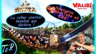 Ouverture de Mahuka Nouvelle attraction Walibi Rhône Alpes et Nocturne par CoasterTube et EDB [upl. by Kano]