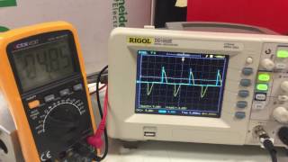 SCR Antiparallel 1 phase Load R10 Ohm 10 Watt  TCA785 [upl. by Jesse]