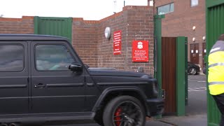 Liverpool Players Arrive At Melwood As They Return To Training [upl. by Hochman]