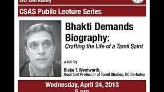 Bhakti Demands Biography Crafting the Life of a Tamil Saint [upl. by Slrahc]