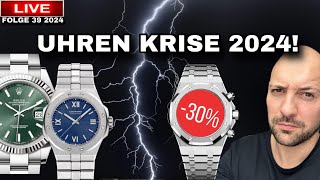 Die Uhren Krise 2024 Graumarkt absturz und Rolex unter Listenpreis Neue Chancen [upl. by Hedwig]