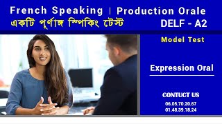 French Speaking DELF  A2  Production Oral Delf A2  Expression Oral TCF  TEF  DELF Learn french [upl. by Hcirdeirf]