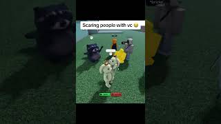 Scaring people with roblox vc 😭 [upl. by Ahon]