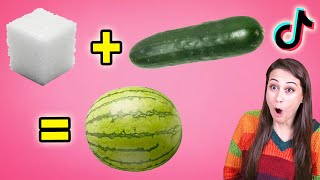 VIRAL TIKTOK FOOD HACKS UITPROBEREN  MeisjeDjamila [upl. by Savory]