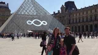 Paris Louvre Family Visit  a kids pointofview [upl. by Witt]