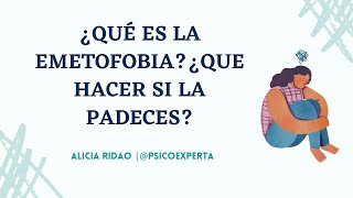 ¿Qué es la emetofobia ¿Qué hago si tengo emetofobia [upl. by Merwin]