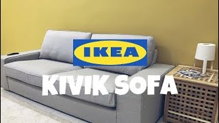 KIVIK Sofa Unboxing amp Assembling  IKEA How To [upl. by Milissa903]