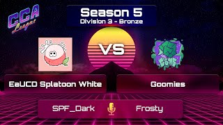 Div 3 BRONZE EaUCD Splatoon White vs Goomies  CCA League S5 [upl. by Kopp]