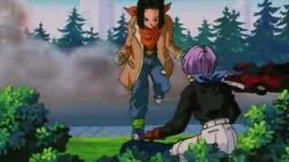 17 vs Trunks full fight [upl. by Enilasor]