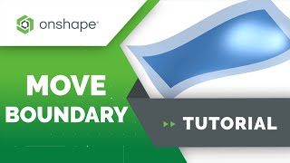 Move Boundary  Surface Modeling in Onshape [upl. by Hudgens981]